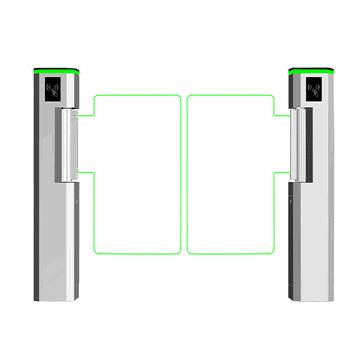 IP44 Face Recognition Swing Barrier for Anti-Tailgating Security in Tech Hubs