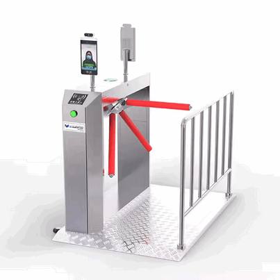 Semi-Automatic 304 Stainless Steel Tripod Gate for Reliable Public Facility Access