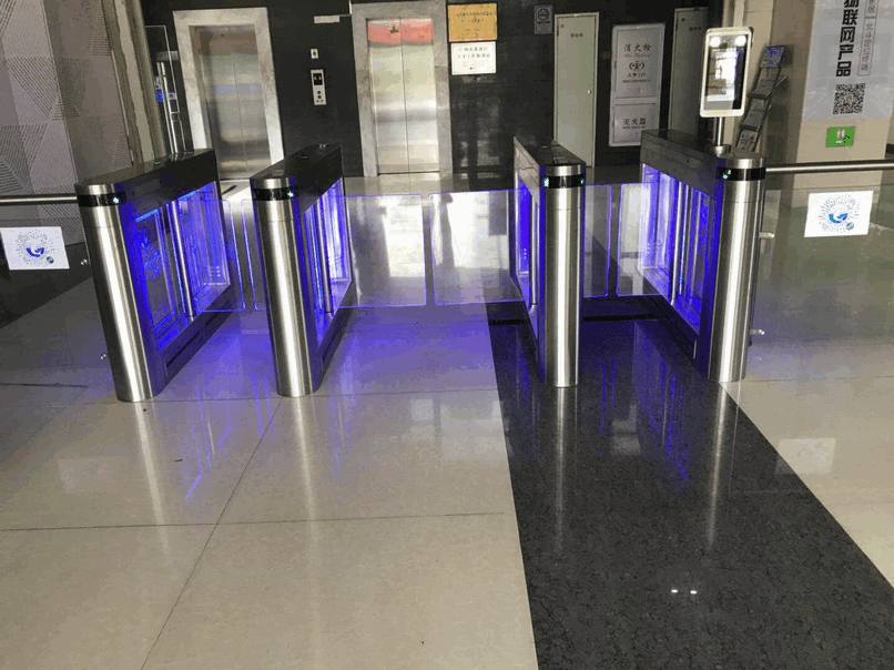 Multi-Factor High-Speed Pedestrian Turnstiles for Secure Corporate Passageways