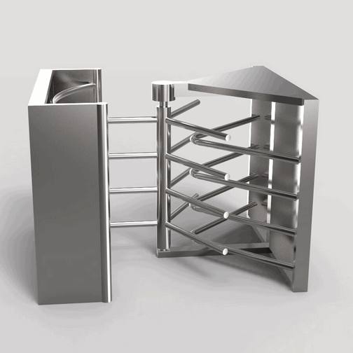 Industrial Full Height Turnstile for Factory, Warehouse & Construction Site Security