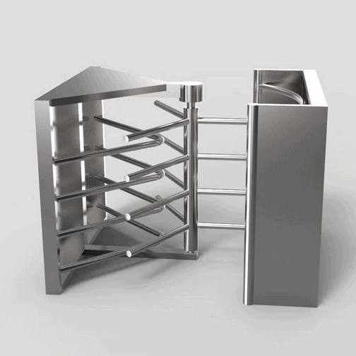 Full Height Turnstile Industrial Factory Construction Site Keamanan Proyek Berat