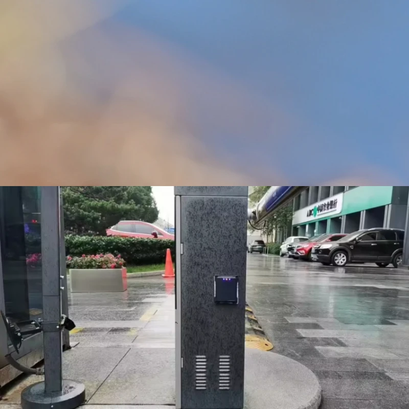 Wing Turnstile Touchless Otomatis Mesin Pembatas Akses Kartu IC Motorized Gate