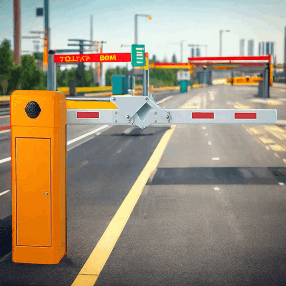 Portal Otomatis Jalan Tol Sistem RFID Traffic Safety Boom Barrier Keamanan
