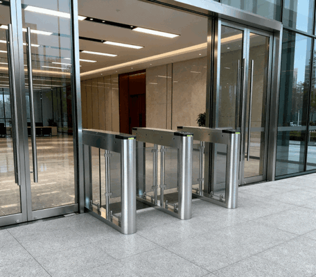 Anti Collision RFID QR Code Swing Turnstile Smart City Project Pintu Pintar Kota