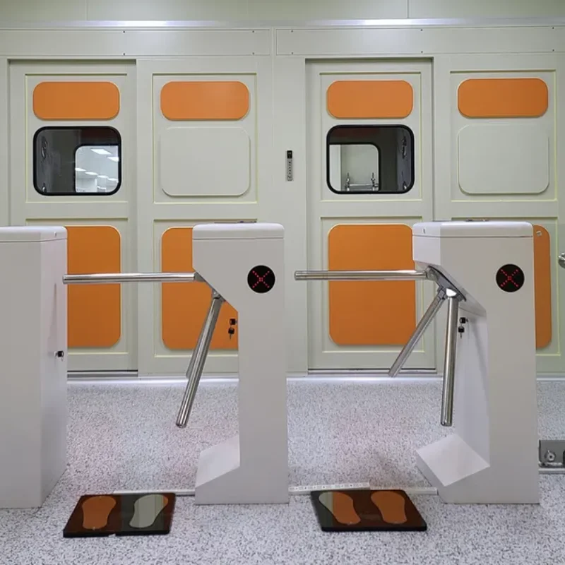High-Security 304 Stainless Steel Tripod Turnstile for Corporate Office Access Control
