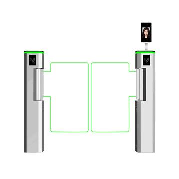 IP44 Face Recognition Swing Barrier for Anti-Tailgating Security in Tech Hubs