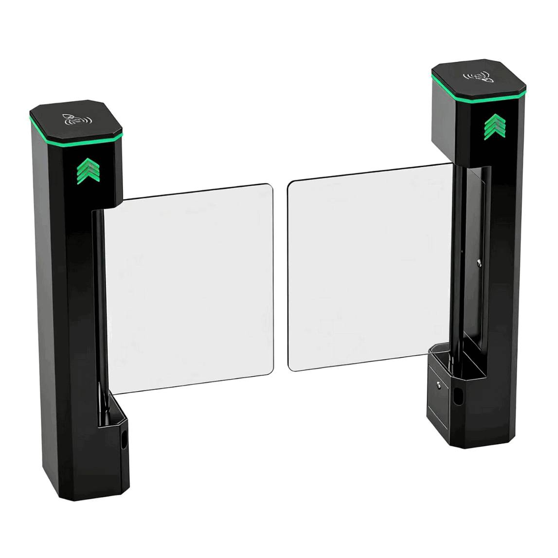 Automatic Swing Barrier Turnstile with Biometric Face Recognition for Busy Gym Facilities
