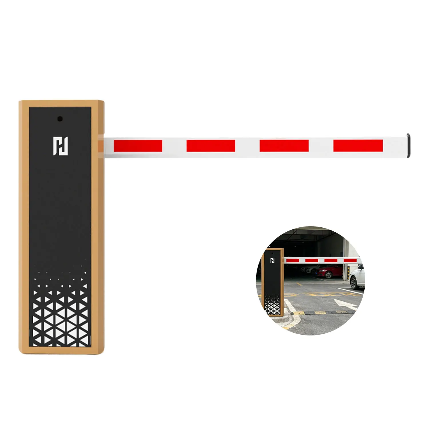 Motorized Remote Control Automated Boom Gate for Large-Scale Toll Plaza Management