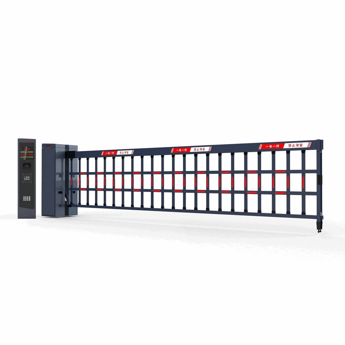 Articulated Parking Lot Boom Gate with Multi-Channel Wireless Remote Controllers