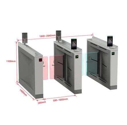 Swimming Pool & Office Intelligent Swing Gate with Face Recognition Technology