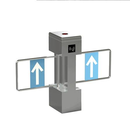 High-Security Swing Barrier Turnstiles for Busy Supermarkets & Retail Hubs