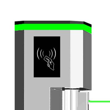 IP44 Face Recognition Swing Barrier for Anti-Tailgating Security in Tech Hubs